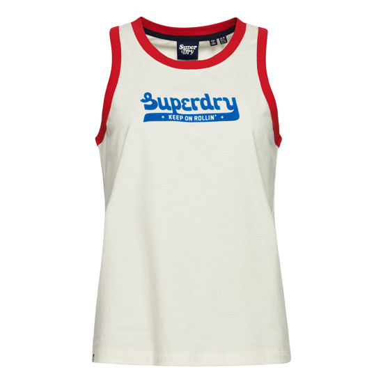 Superdry Γυναικεία αμάνικη μπλούζα Vintage Roll With It Vest